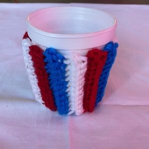 Hand crochet cup cozy